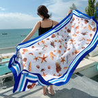 23 Styles 90x180cm Travel Beach Pareo Sunscreen Cover-Ups Women Large Dress Bikini Bathing Brazilian Swimwear Sarong Wrap Scarf - Matrix Studios