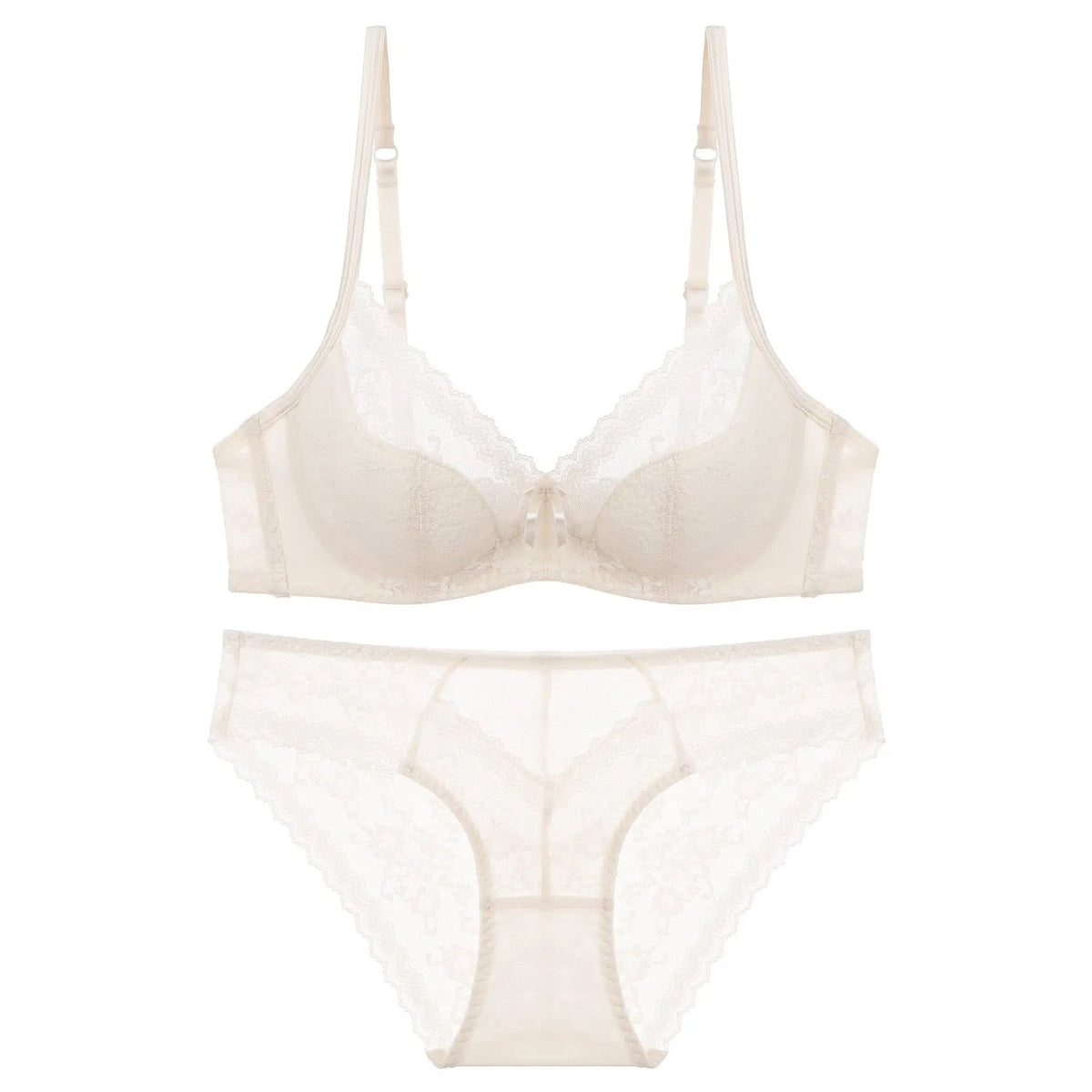 Summer Sexy Lace Embroidery Women Lingerie Set French Thin Cup Push Up Bra Comfort Breathable Underwear Ladies Bra Briefs Set - Matrix-studios.com