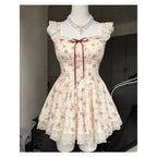Casual Beach Style 2 Piece Skirt Sets Women Y2k Crop Top Vest + Mini Skirts Sweet Elegant Kawaii Vintage Suits Korean Fashion - Matrix-studios.com
