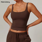 Summer Women's Workout Yoga Tank Top Quick-Dry Gym Sports Vest Female Running Tight Top Women U-Back Fitness Underwear - Matrix-studios.com
