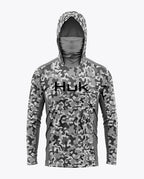 Men's Fishing hooded sweatshirt Fishing UV protection hoodie Camiseta De Pesca clothing hooded top grey white - Matrix Studios