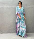 Plus Size Women Beachwear Long Beach Coverups Kaftan Casual Caftan Dress Swimwear cover ups - Matrix Studios