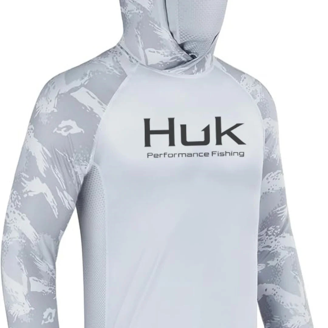 Fishing shirt Hooded sweatshirt for Fishing UV hoodie clothing Camiseta De Pesca men's clothing hooded top black white yellow - Matrix Studios