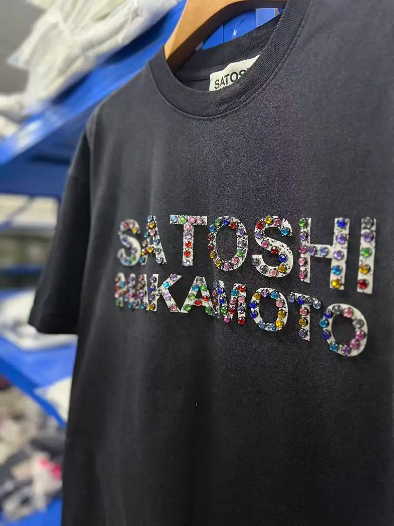 2026ss Satoshi Nakamoto Logo Printed Diamonds Patched Women Men T shirts tees Hiphop Oversized Men Casual Cotton T shirt - Matrix-studios.com