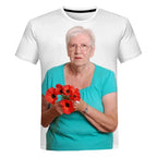 2025 Hot Sales New Creative Funny 3d Printing Cute T-shirt Grandma Funny Ice Lolly Casual Shirt Loose Oversize Top - Matrix Studios