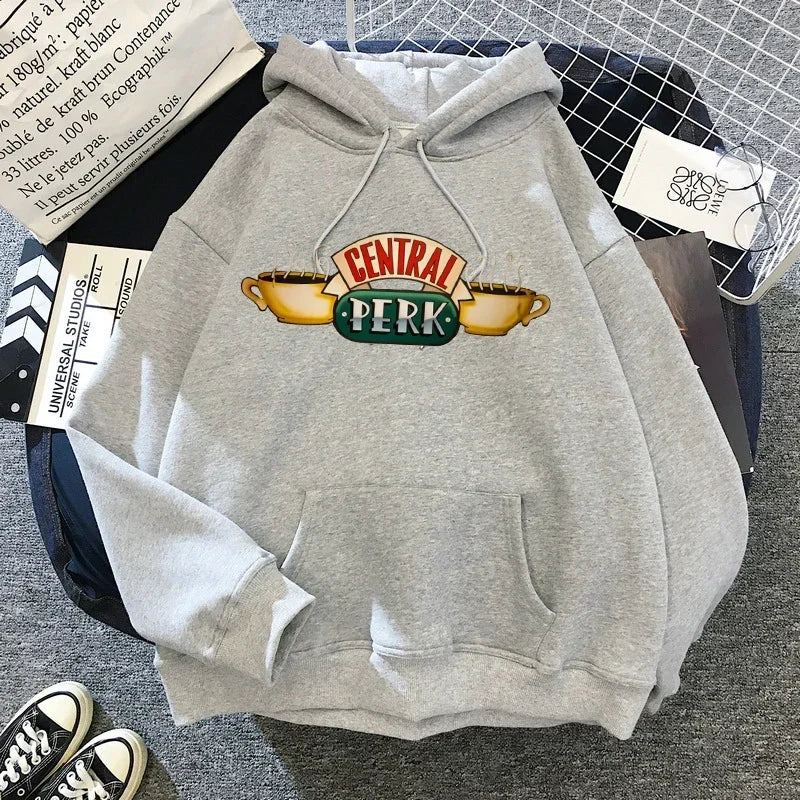 Friends TV Show Hoodies for Women, Funny Cartoon Friends Hoodies, Ullzang Graphic, Vintage Anime Sweatshirt, Female Hoody, 90s - Matrix Studios