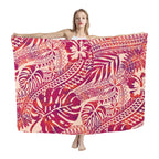 Summer Custom Sarong Rugby Team LOGO Polynesian Tribes Print Multi Wear Beach Sarong Swimsuit Wrap Lavalava Sarong Men Cover - Matrix Studios