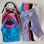 1-2pcs Gym Set Women Backless Tank Tops High Waist Scrunch Seamless Shorts High Waist Yoga Leggings Workout Sets Gym Suit - Matrix-studios.com