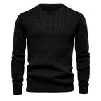 New Men's Crew Neck Sweatshirts Solid Color Large Sweatwear Spring Outdoor Jogging Tops - Matrix Studios