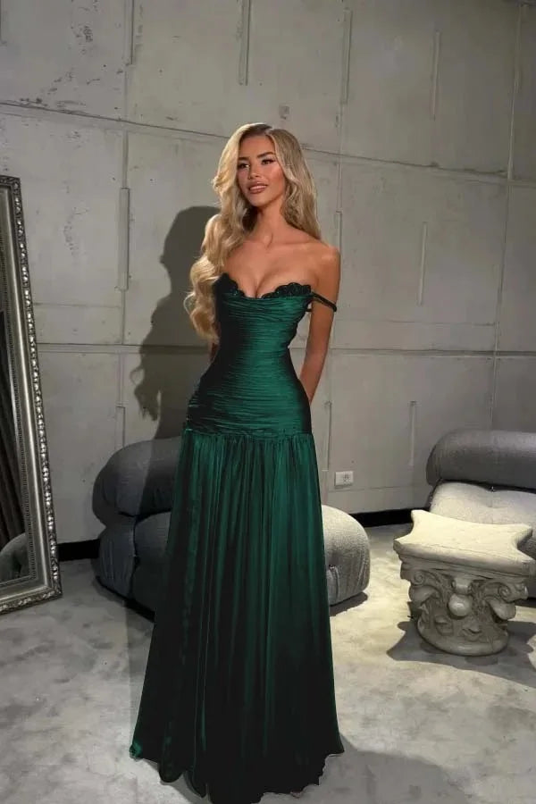 Verngo Blue Chiffon Evening Dress Off The Shoulder Mermaid Party Dresses Appliques Prom Dresses 2026Customized شارون سعيد - Matrix Studios
