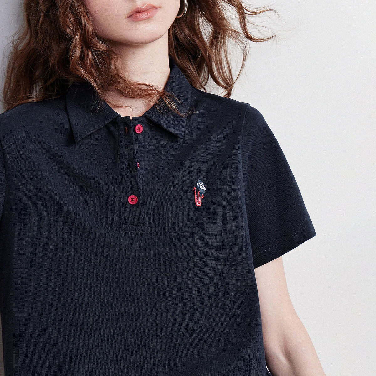 TOYOUTH Women Polo Shirt 2026 Summer New Breathable Short Sleeve Versatile Pullover Tops - Matrix-studios.com
