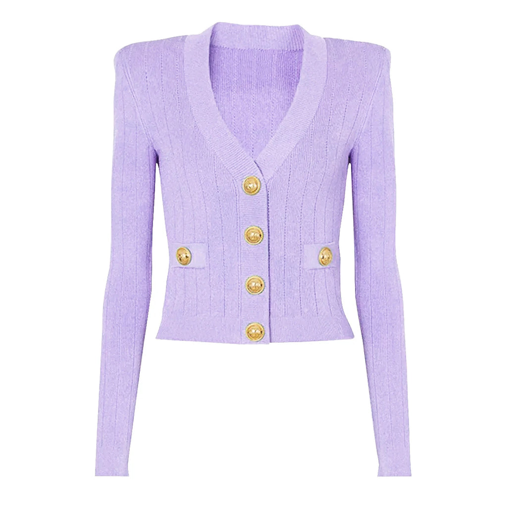 Spot Spring 2024 New Women's Fashion Classic High Quality Versatile Jacket Jacket Knitted Sweater Cardigan - Matrix Studios