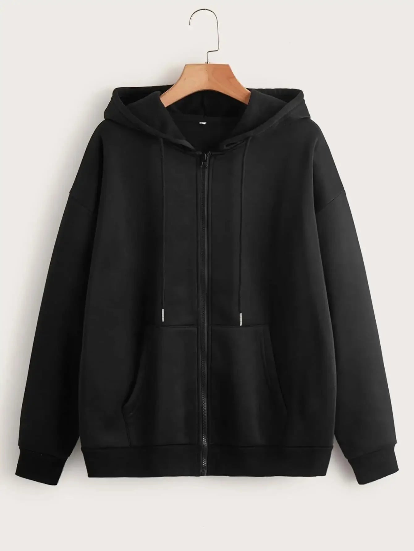 2025 Women Fleece Zip Up Hoodies Running Sports Sweatshirts Fashion Female Classic Casual Zipper Jackets Y2k Hip Hop Streetwear