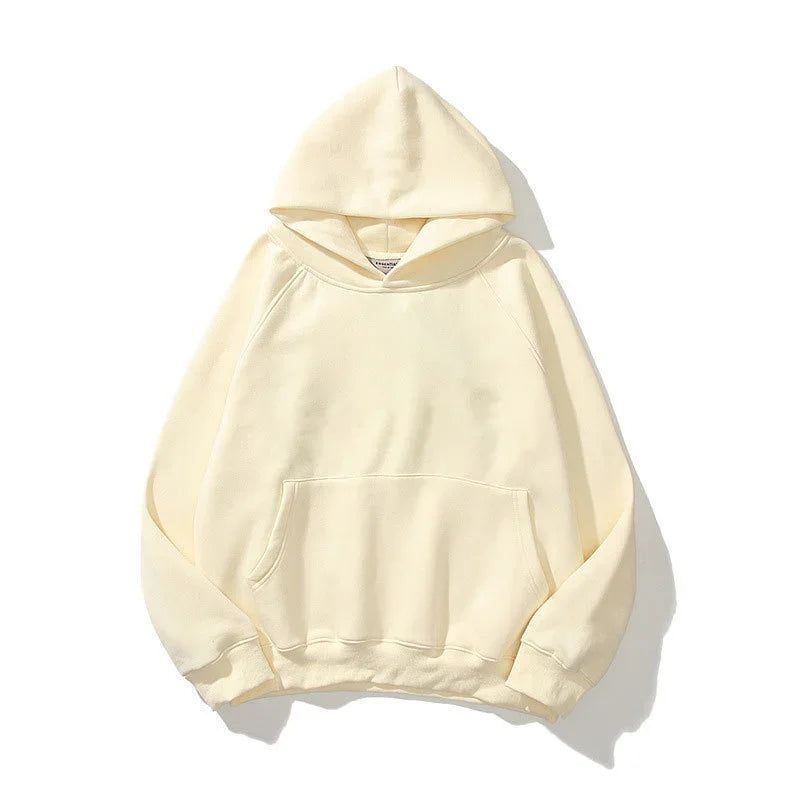 Unisex hoodie high-quality sweater hip-hop fashion casual top trendy spring and autumn solid colorcomfortable new style2024 - Matrix Studios