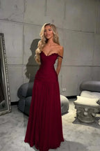 Verngo Blue Chiffon Evening Dress Off The Shoulder Mermaid Party Dresses Appliques Prom Dresses 2026Customized شارون سعيد - Matrix Studios