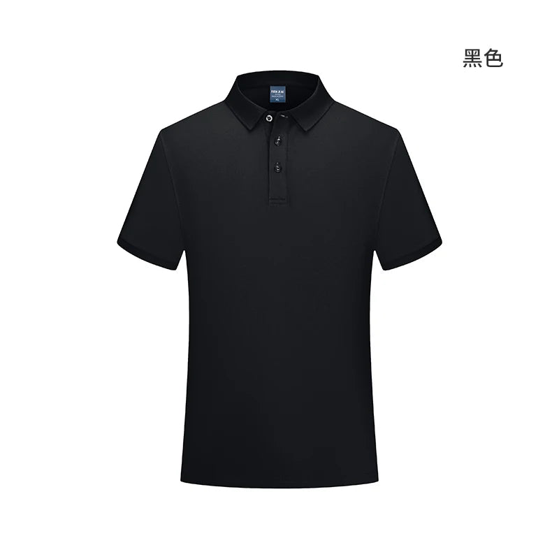 Summer 230g 100% Cotton Polo Shirt Print Logo Customized Embroidery Company Group Name Men Women Short Sleeved Breathable Top - Matrix-studios.com