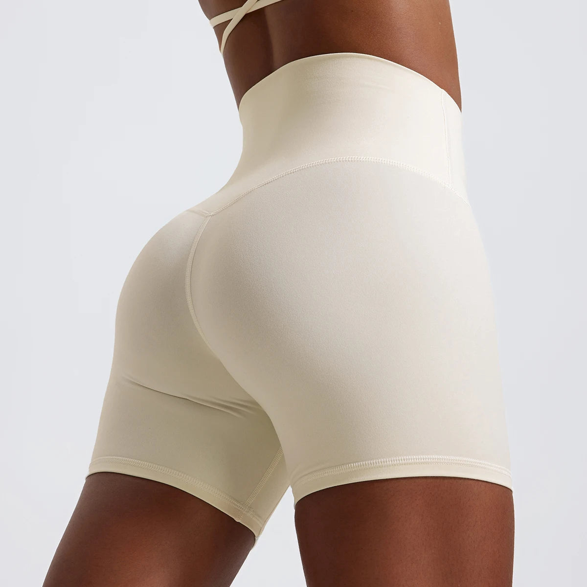 Hearuisavy Summer Soft Yoga Shorts Buttock Lift Gym Leggings Women High Waist Sports Shorts Women Running Workout Shorts Female - Matrix Studios
