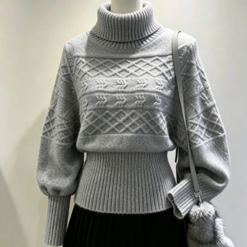 Preppy Style Sweet Knitted Sweater 2000s Aesthetic Gyaru Chic Korean Y2k Jumper Sweater Long Sleeve Coquette Knitwears - Matrix Studios