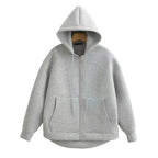 MUJER Zip up Hoodies Women Autumn Hooded Sweatshirt Woman Long Sleeve Oversized Women's Sweatshirts Zip Hoodie Women Jackets - Matrix Studios