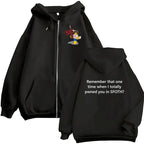 Funny Blame John Meme Zipper Hoodie Shedletsky Forsaken Fashion Autumn/Winter Sweatshirt Men Women Casual Oversized Coats Hoody - Matrix Studios