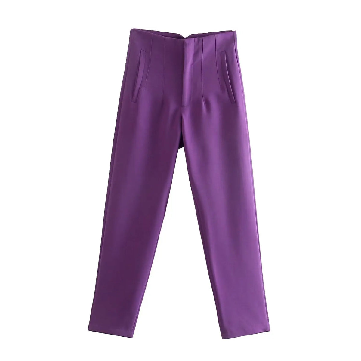 Koekop Office outfits Pencil Trousers Black Pink White Ladies Pants Fashion Office Wear High waist Pants for Women Formal Pants - Matrix-studios.com