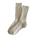 Women's Socks Winter New Novelty Fashion Japanese Style Casual Crew Socks Warm Striped Autumn Simple Wool Socks For Girls Trendy - Matrix Studios