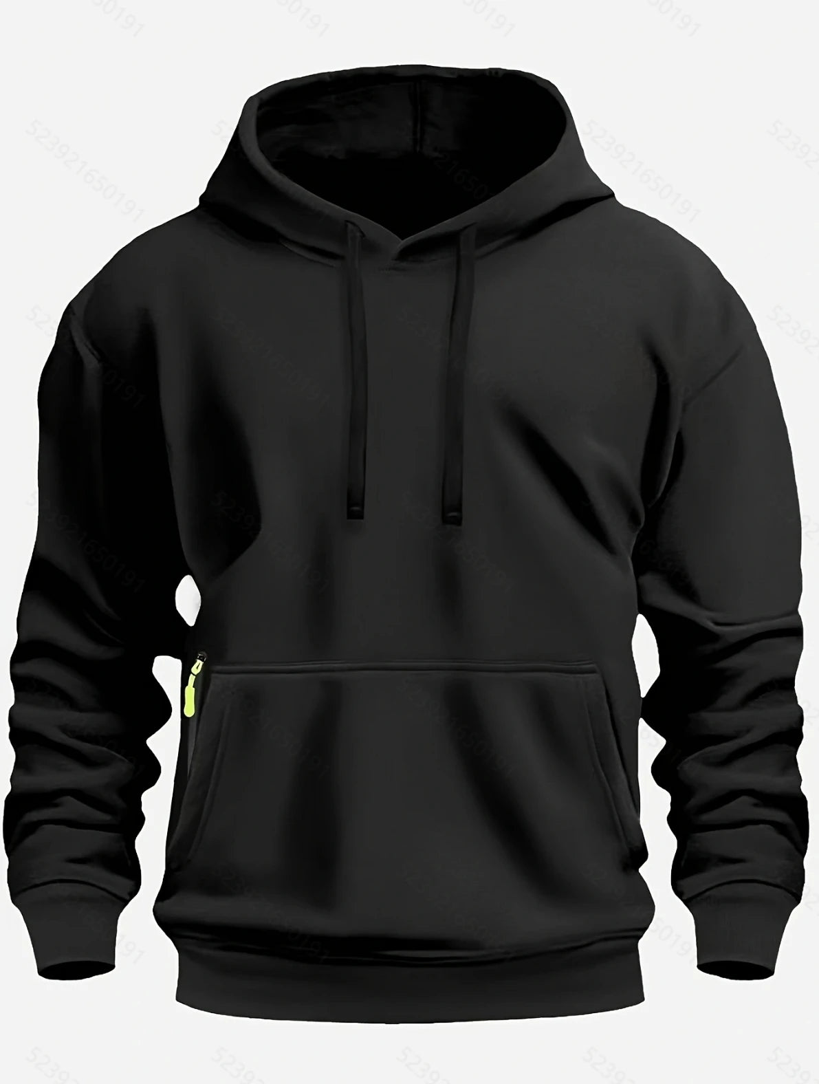 Fall/Winter New Arrival Men's Fleece Hoodie High Quality Solid Color Hooded Sweatshirt Male Fashionable Street Style Sweatshirt - Matrix Studios