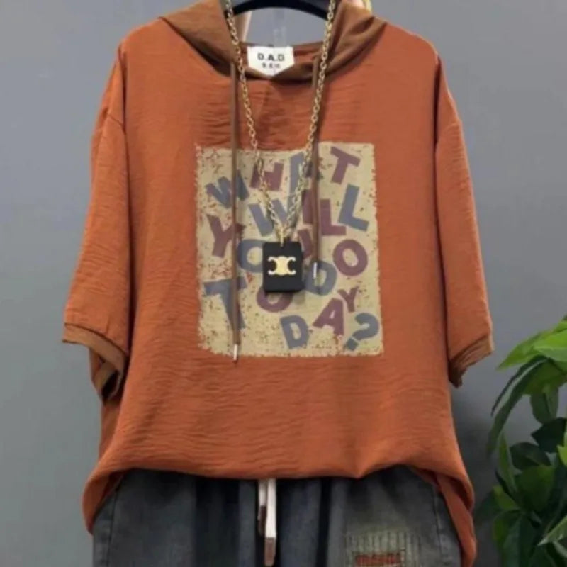 Vintage Plus Size Jeans Set Women's Two-Piece Outfit Casual Suit Denim Pants  Ladies Hooded T-Shirt Printed Jeans Sets - Matrix-studios.com