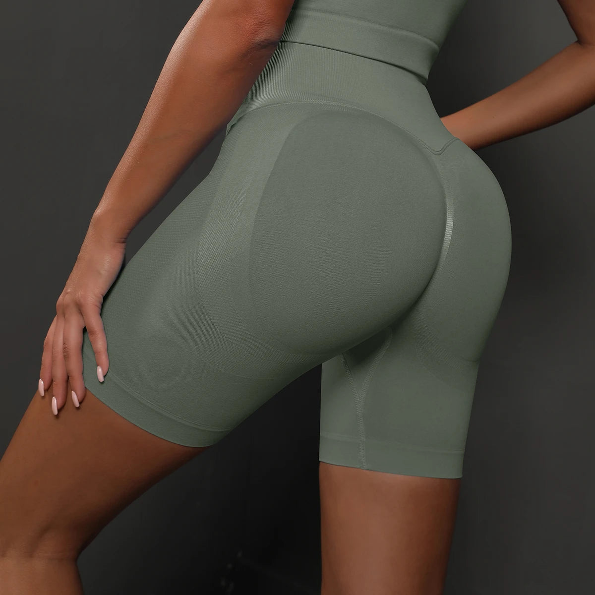 Yoga Shorts Women Sports Shorts Seamless Gym Workout Shorts High Waist Push Up Fitness Sports Shorts Cycling Shorts - Matrix Studios