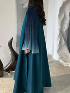 Open Front Abaya Muslim Flare Sleeve Casual Arabian Abayas Middle-East Elegant Turkey Kaftans Women Jilbabs Islamic Maxi Dresses - Matrix-studios.com