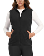 TACVASEN Autumn Winter Soft Warm Vest Womens Fashion Fleece Sleeveless Jacket Lightweight Outdoor Casual Zipper Front Waistcoat - Matrix Studios