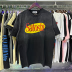 Free shipping New Satoshi Nakamoto fashion T-shirt hotfix rhinestone and Printed with Washed Oversized 100% cotton Men Women T-shirts Y2K Fashion streetwear - Matrix-studios.com