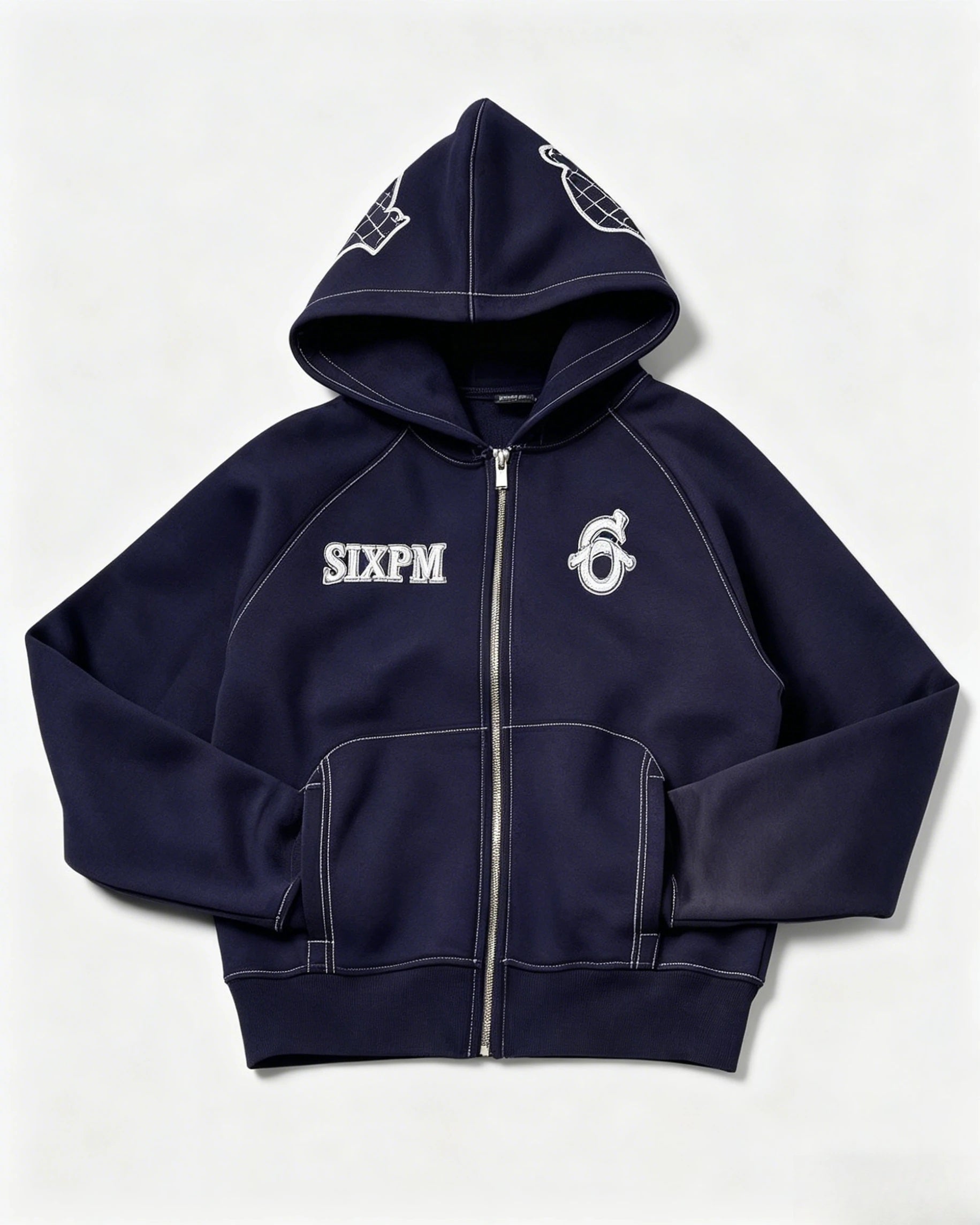 New Fashion Solid Color 2 Piece Casual Hoodie Sets Sweatshirt Y2K Retro Embroidered Logo High Street Hip Hop Unisex Jogger Suits