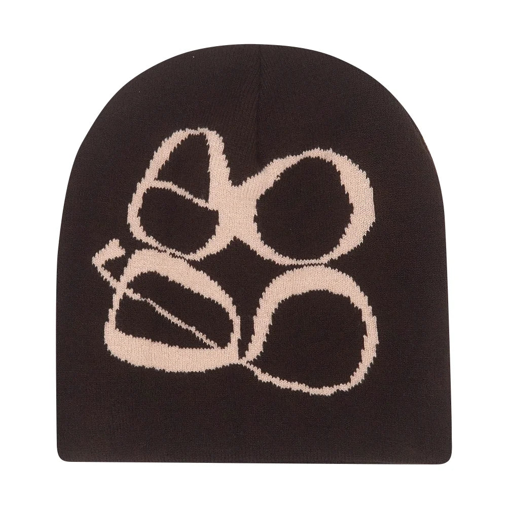 Y2K Letter Butter Knit Hats Skullies Beanies Autumn Winter Warm Hat Men Women Hip Hop Quality Skiing Cap Cycling Windproof New