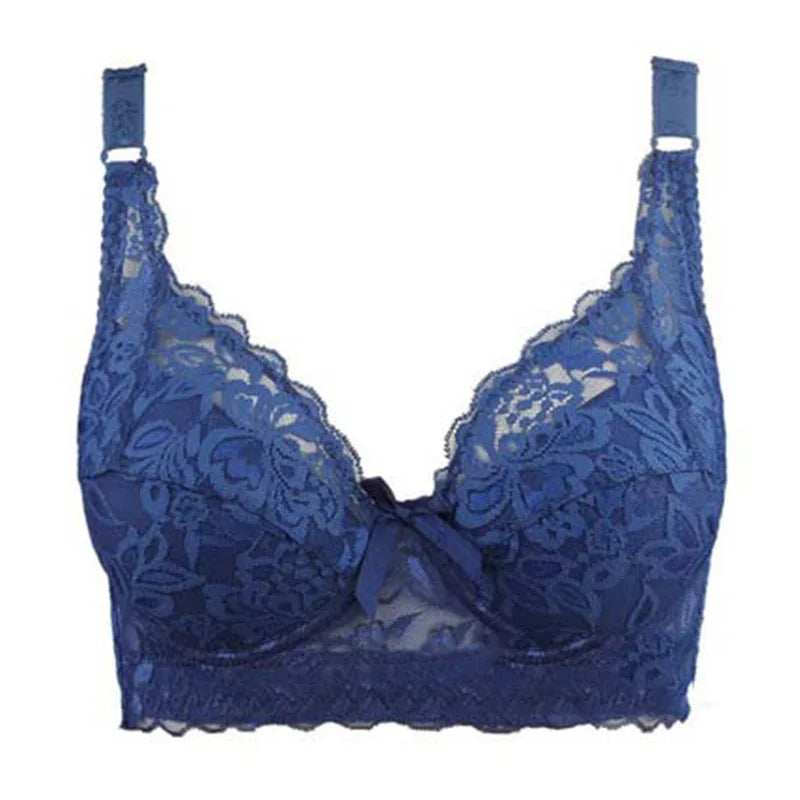 75-105BCD Women's Lace Underwire Push Up Bra  For Women Plus Size Lace Bras Thin Sexy Underwear Bras Bralette Lingerie Intimates - Matrix Studios