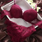 Girls Bra Sets for Women Push Up Bras Underwire Brassiere A B Cup Underwear Lingerie Three Quarters(3/4 Cup) Sexy Bralette Cheap - Matrix-studios.com