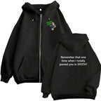 Funny Blame John Meme Zipper Hoodie Shedletsky Forsaken Fashion Autumn/Winter Sweatshirt Men Women Casual Oversized Coats Hoody - Matrix Studios