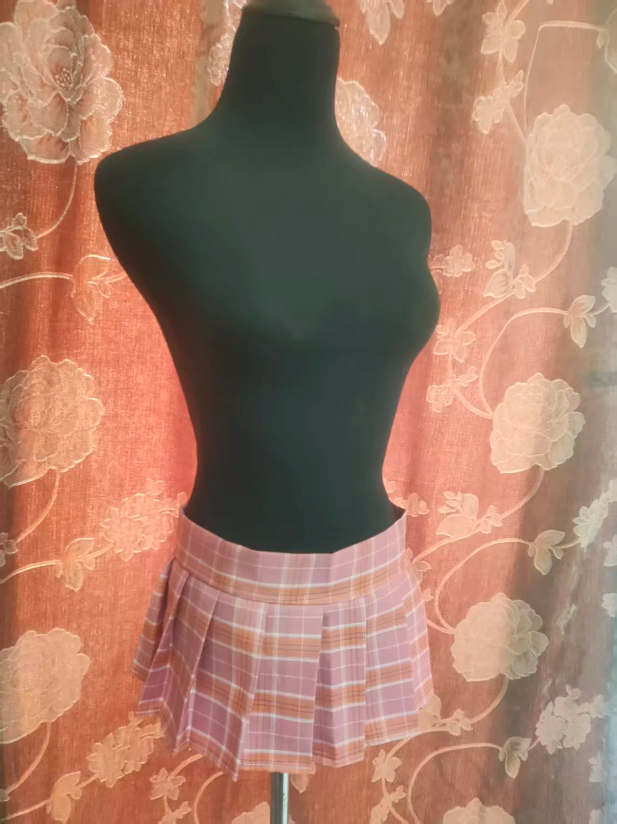 2025Sexy Schoolgirl JK Uniform for Women Japanese Mini Ultra Short Pleated Plaid Skirt Cute Half Body Studentwear for Cosplay - Matrix-studios.com