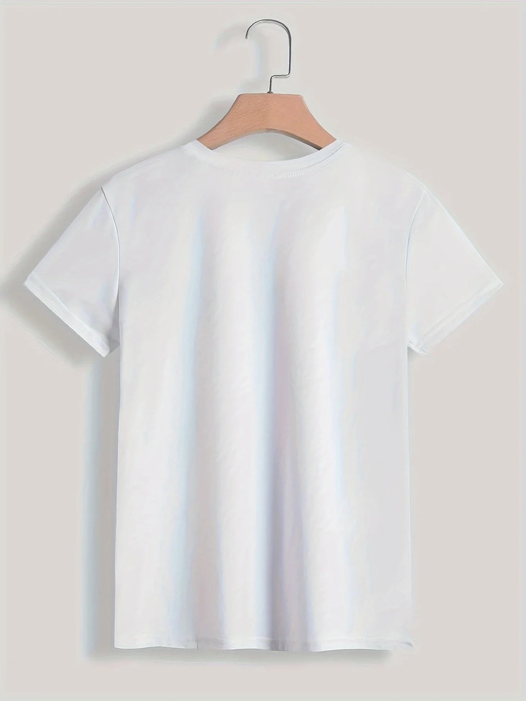 Paris Women Print T-shirt Girl Short Sleeve Crew Neck Casual Top for Summer & Spring, Women's Clothing - Matrix-studios.com