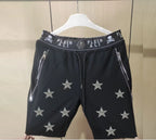 2025 Designer  Rhinestone  short Summer Luxurious Plein ali Hip Hop Male Brand Casual short pant