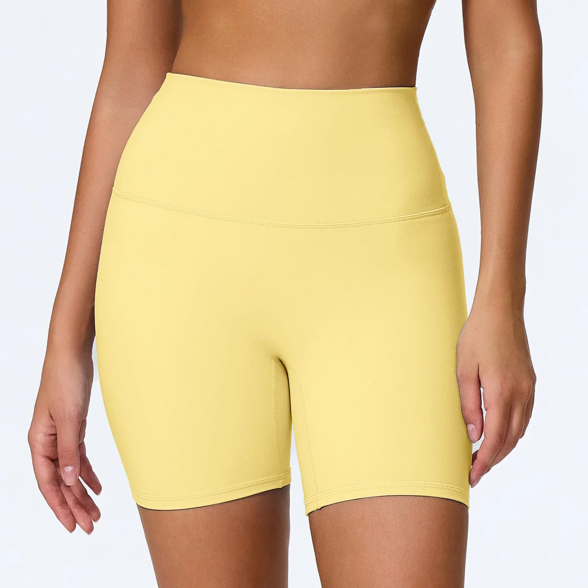 Hearuisavy Summer Soft Yoga Shorts Buttock Lift Gym Leggings Women High Waist Sports Shorts Women Running Workout Shorts Female - Matrix Studios