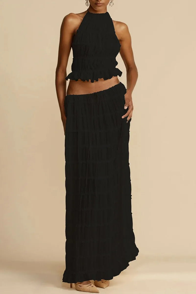 Swimwear Cover Up Women Beach Outing 2026 Outfits Swimsuit Costumes Summer Pareo Praia New Fashionable And Sexy Backless Hanging - Matrix Studios