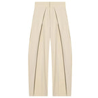 HXAO Striped Pleated Pants Women's Pants Autumn 2025 Ladies Baggy Wide Leg High Waist Pants Casual Oversize Trousers Harem Pants