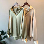 2025Spring Shirt And Blouses New Sweater Cardigans Woman Top Knitted Korean Long Sleeve Lapel Button Elegance Sweet Casual Coats - Matrix-studios.com
