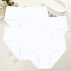 4Pcs/Set Comfort Cotton Panties Women High Waist Briefs Seamless Underwear Breathable Underpants Plus Size Panty S-2XL Intimates - Matrix Studios