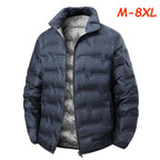 Men Winter New White Duck Down Jacket Warm Thick Stand Collar Windproof Puffer Jacket High Quality Waterproof Jacket Male 8XL - Matrix Studios