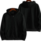 2025 New Fashion Zipper Hoodies Women/Men Fashion Long Sleeve Hooded Sweatshirt Casual Autumn Winter Sportwear Solid Clothes - Matrix Studios