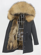 OFTBUY Winter Jacket Women Long Parka Real Fox Fur Coat Natural Raccoon Fur Collar Hood Thick Warm Streetwear Parkas New - Matrix Studios