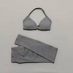 2Pcs HISTELLO Seamless Yoga Sports Set for Women Resistant Backless Bra Pilates Fitness Workout Running Leggings Gym Suit - Matrix-studios.com