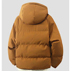 male Outerwear hooded jacket Men's winter loose jacket Cotton coat man fashion  parkas Men windproof thick warm Down Jacket - Matrix Studios